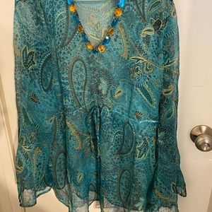 Sheer blouse